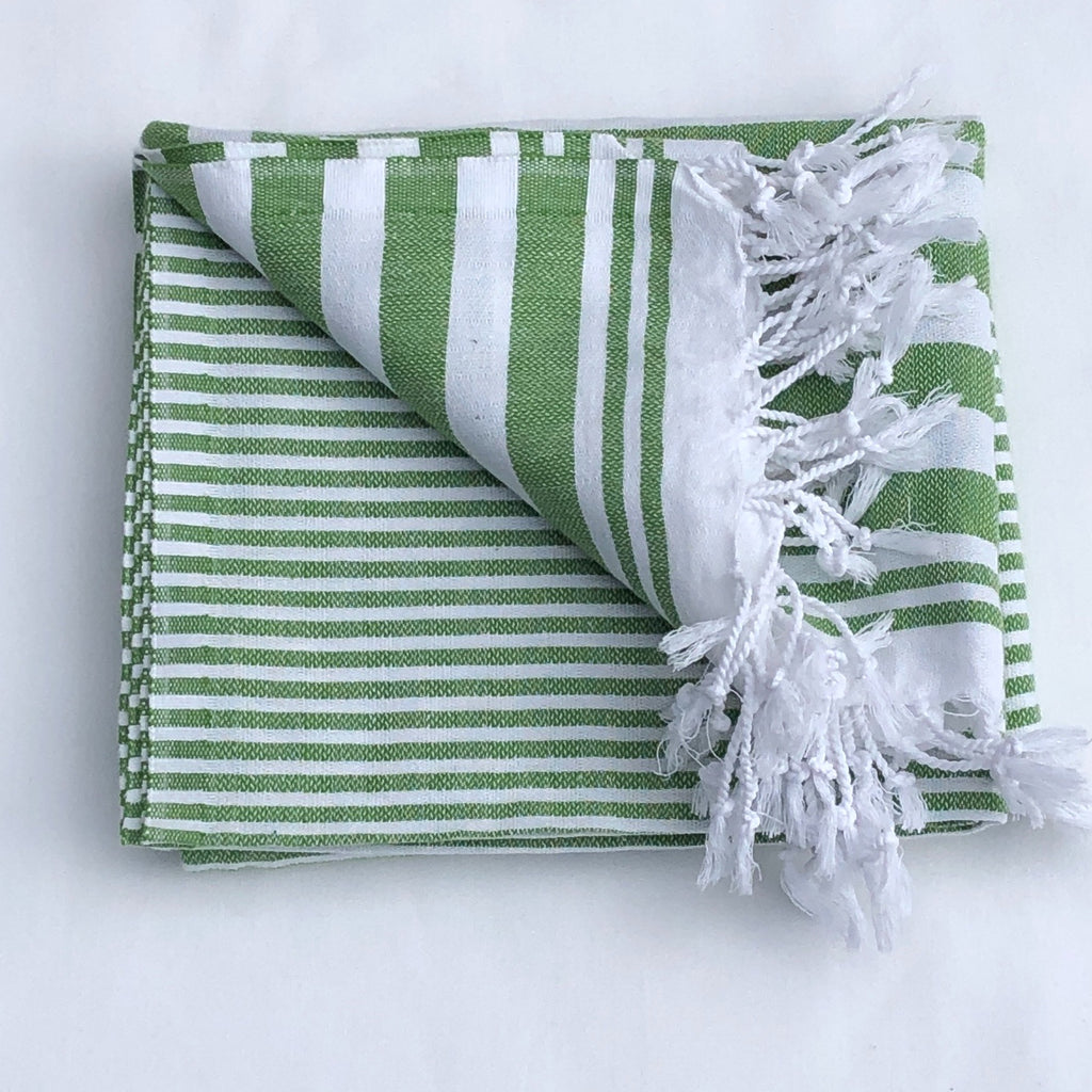 Your store. Kitchen Towel Green Stripe - 20 x 30 (3/pk)